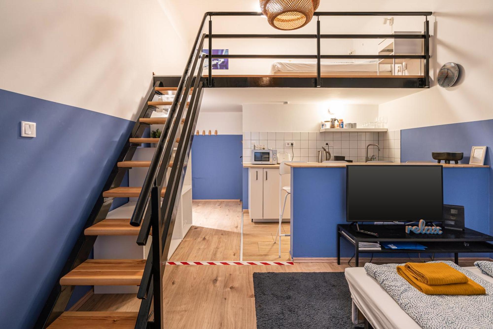 Cosy Studio In Central Party District W41 Blue บูดาเปสต์ ภายนอก รูปภาพ