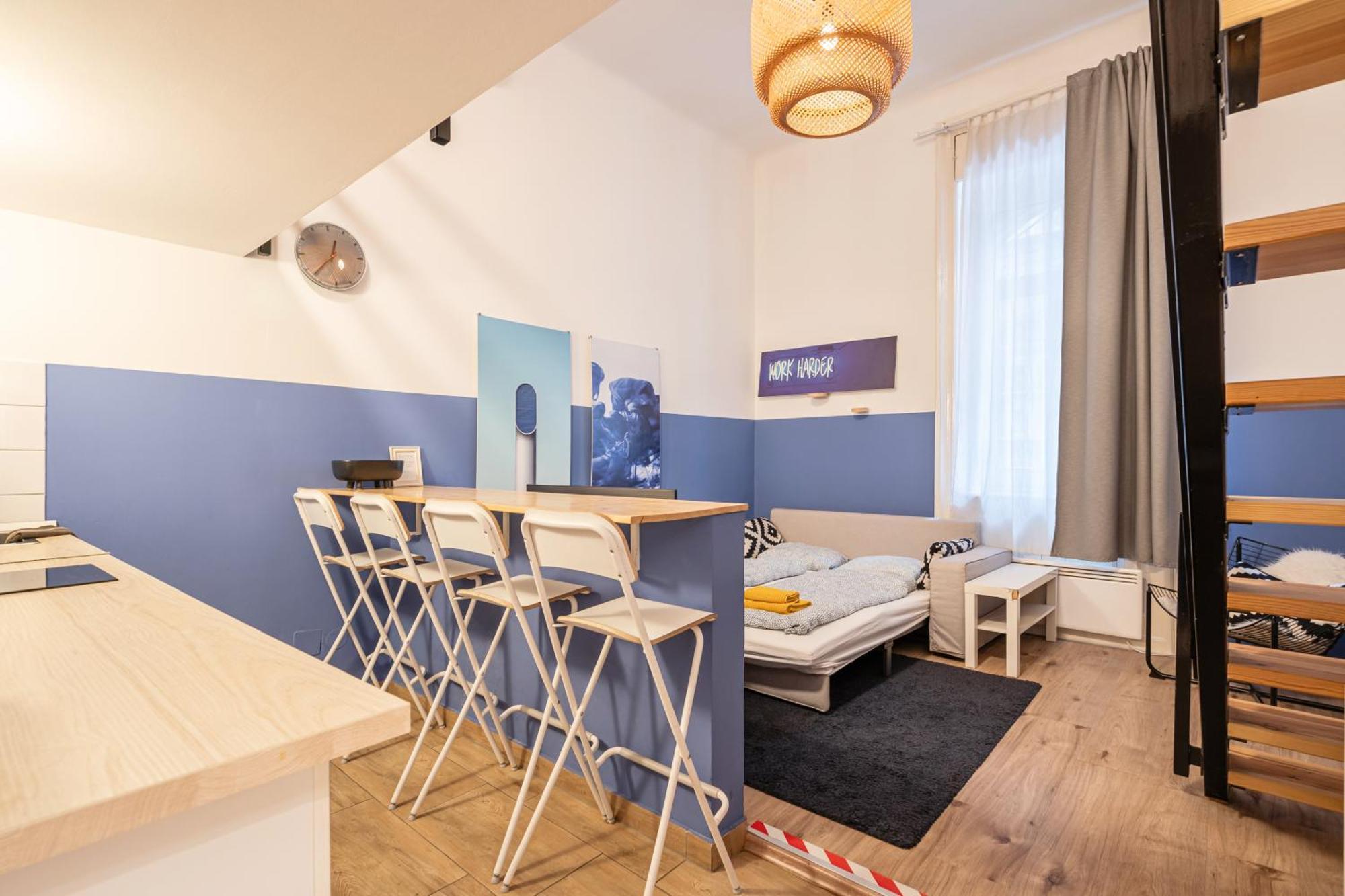 Cosy Studio In Central Party District W41 Blue บูดาเปสต์ ภายนอก รูปภาพ